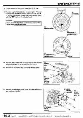 Honda BF8, BF9.9 and BF10 Outboard Motors Shop Manual., Page 157