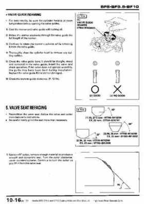 Honda BF8, BF9.9 and BF10 Outboard Motors Shop Manual., Page 170