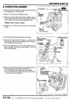 Honda BF8, BF9.9 and BF10 Outboard Motors Shop Manual., Page 172