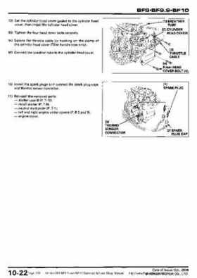 Honda BF8, BF9.9 and BF10 Outboard Motors Shop Manual., Page 176