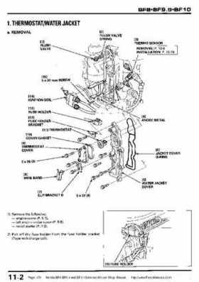 Honda BF8, BF9.9 and BF10 Outboard Motors Shop Manual., Page 178