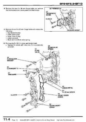 Honda BF8, BF9.9 and BF10 Outboard Motors Shop Manual., Page 180