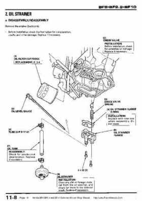 Honda BF8, BF9.9 and BF10 Outboard Motors Shop Manual., Page 184