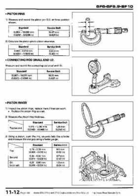 Honda BF8, BF9.9 and BF10 Outboard Motors Shop Manual., Page 188