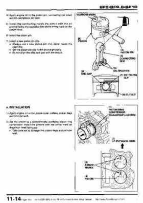 Honda BF8, BF9.9 and BF10 Outboard Motors Shop Manual., Page 190
