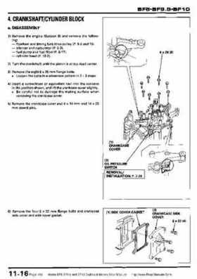 Honda BF8, BF9.9 and BF10 Outboard Motors Shop Manual., Page 192