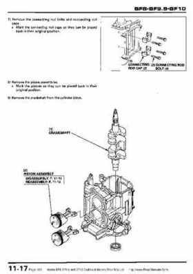 Honda BF8, BF9.9 and BF10 Outboard Motors Shop Manual., Page 193