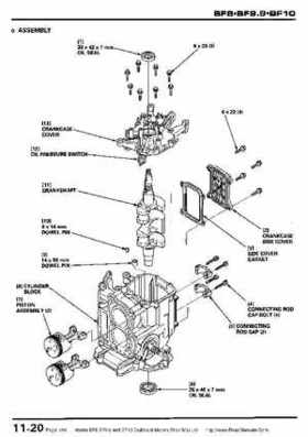 Honda BF8, BF9.9 and BF10 Outboard Motors Shop Manual., Page 196