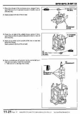 Honda BF8, BF9.9 and BF10 Outboard Motors Shop Manual., Page 197