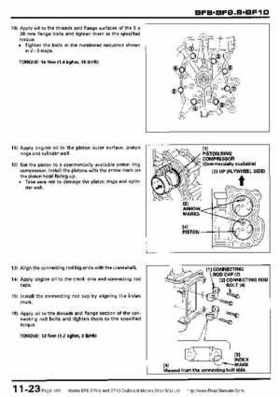 Honda BF8, BF9.9 and BF10 Outboard Motors Shop Manual., Page 199