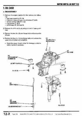 Honda BF8, BF9.9 and BF10 Outboard Motors Shop Manual., Page 202