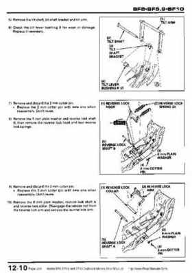 Honda BF8, BF9.9 and BF10 Outboard Motors Shop Manual., Page 210