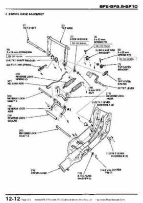 Honda BF8, BF9.9 and BF10 Outboard Motors Shop Manual., Page 212