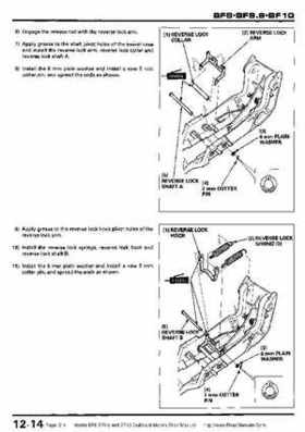 Honda BF8, BF9.9 and BF10 Outboard Motors Shop Manual., Page 214