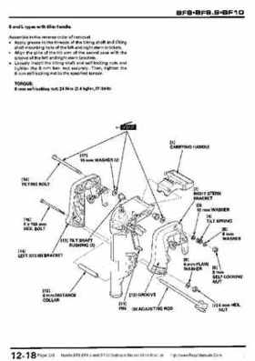 Honda BF8, BF9.9 and BF10 Outboard Motors Shop Manual., Page 218