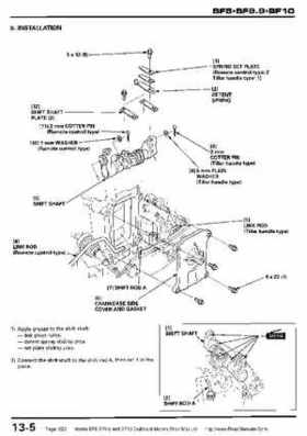 Honda BF8, BF9.9 and BF10 Outboard Motors Shop Manual., Page 223