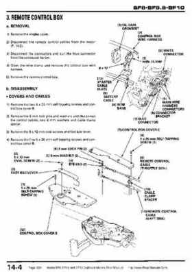 Honda BF8, BF9.9 and BF10 Outboard Motors Shop Manual., Page 229