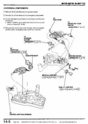 Honda BF8, BF9.9 and BF10 Outboard Motors Shop Manual., Page 230