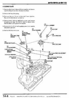 Honda BF8, BF9.9 and BF10 Outboard Motors Shop Manual., Page 231