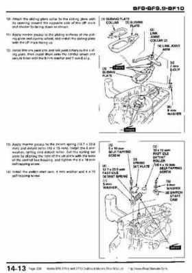 Honda BF8, BF9.9 and BF10 Outboard Motors Shop Manual., Page 238