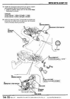 Honda BF8, BF9.9 and BF10 Outboard Motors Shop Manual., Page 240