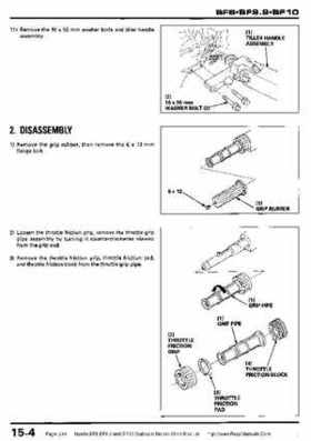 Honda BF8, BF9.9 and BF10 Outboard Motors Shop Manual., Page 246