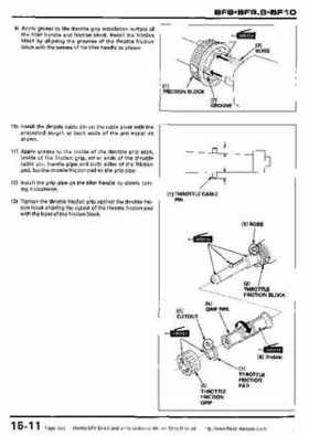 Honda BF8, BF9.9 and BF10 Outboard Motors Shop Manual., Page 253