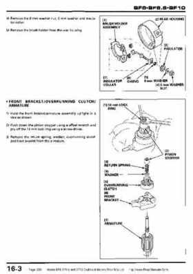 Honda BF8, BF9.9 and BF10 Outboard Motors Shop Manual., Page 259