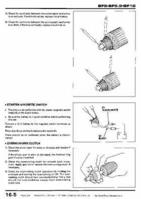 Honda BF8, BF9.9 and BF10 Outboard Motors Shop Manual., Page 261