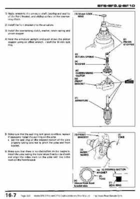Honda BF8, BF9.9 and BF10 Outboard Motors Shop Manual., Page 263