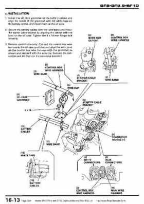 Honda BF8, BF9.9 and BF10 Outboard Motors Shop Manual., Page 269