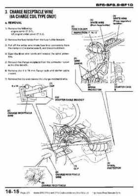 Honda BF8, BF9.9 and BF10 Outboard Motors Shop Manual., Page 271