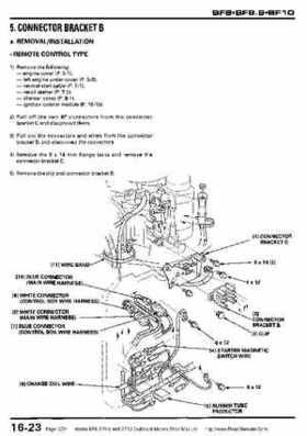 Honda BF8, BF9.9 and BF10 Outboard Motors Shop Manual., Page 279