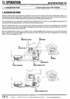 Honda BF8, BF9.9 and BF10 Outboard Motors Shop Manual., Page 289
