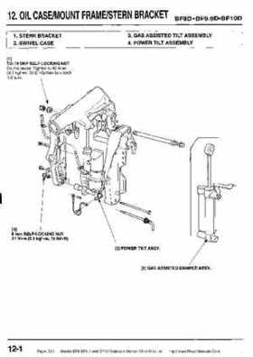 Honda BF8, BF9.9 and BF10 Outboard Motors Shop Manual., Page 321