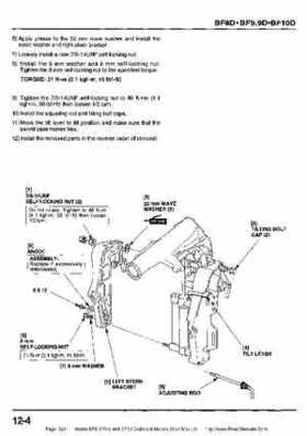 Honda BF8, BF9.9 and BF10 Outboard Motors Shop Manual., Page 324