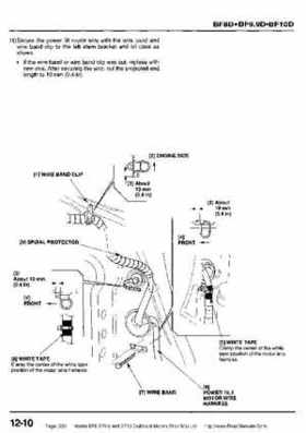 Honda BF8, BF9.9 and BF10 Outboard Motors Shop Manual., Page 330