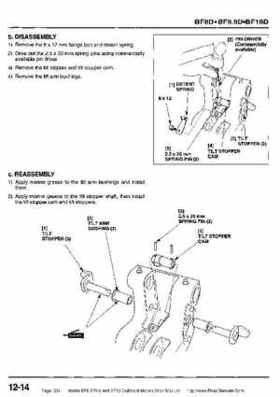 Honda BF8, BF9.9 and BF10 Outboard Motors Shop Manual., Page 334