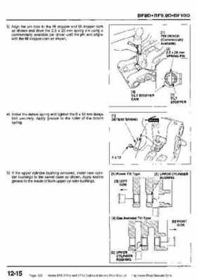 Honda BF8, BF9.9 and BF10 Outboard Motors Shop Manual., Page 335