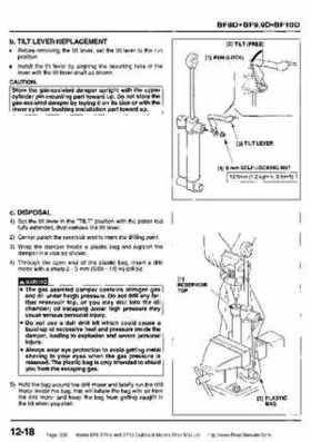 Honda BF8, BF9.9 and BF10 Outboard Motors Shop Manual., Page 338