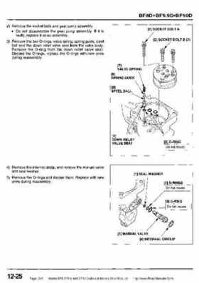 Honda BF8, BF9.9 and BF10 Outboard Motors Shop Manual., Page 345