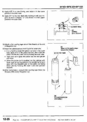 Honda BF8, BF9.9 and BF10 Outboard Motors Shop Manual., Page 355