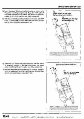 Honda BF8, BF9.9 and BF10 Outboard Motors Shop Manual., Page 361