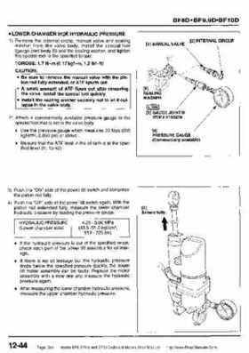 Honda BF8, BF9.9 and BF10 Outboard Motors Shop Manual., Page 364
