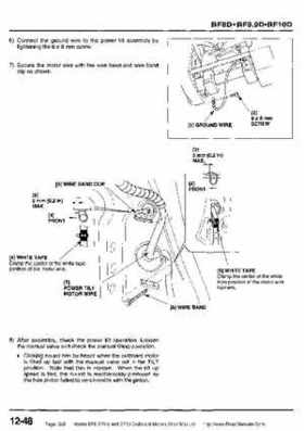 Honda BF8, BF9.9 and BF10 Outboard Motors Shop Manual., Page 368