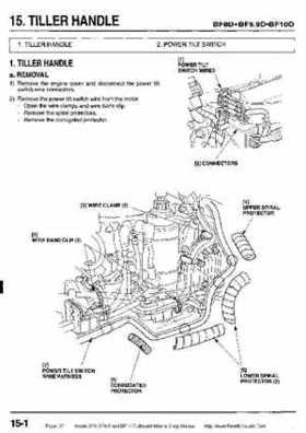 Honda BF8, BF9.9 and BF10 Outboard Motors Shop Manual., Page 371