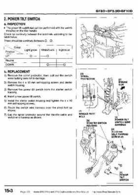 Honda BF8, BF9.9 and BF10 Outboard Motors Shop Manual., Page 373