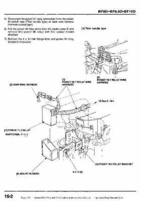 Honda BF8, BF9.9 and BF10 Outboard Motors Shop Manual., Page 375