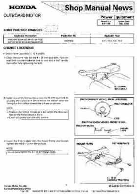 Honda BF8, BF9.9 and BF10 Outboard Motors Shop Manual., Page 380