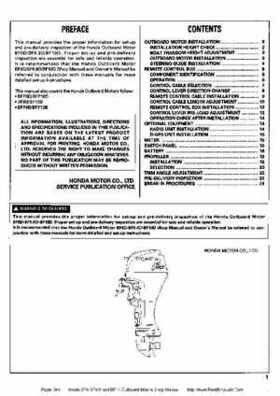 Honda BF8, BF9.9 and BF10 Outboard Motors Shop Manual., Page 384